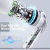 Noise-Cancelling Earbuds - Bluetooth 5.3 Wireless with Smart Touch | 2300mAh Battery Life